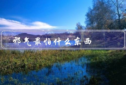 邪气最怕什么东西（道德正义／爱与善意／正能量的传播）