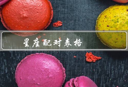 星座配对表格 情侣，基本原理／应用／局限性