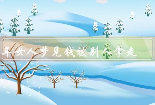 中年女人梦见钱被别人拿走（梦境描写、财务损失的焦虑）