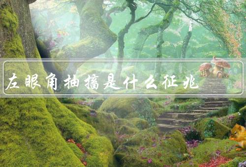 左眼角抽搐是什么征兆，疲劳和压力／眼部感染和炎症