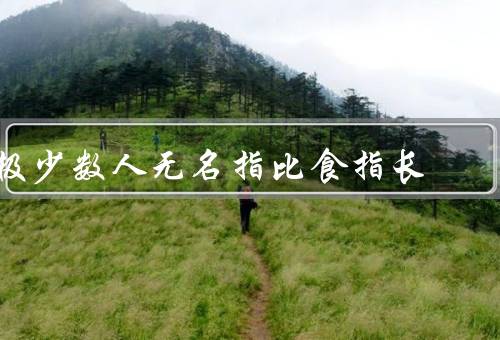 极少数人无名指比食指长，原因、意义、影响
