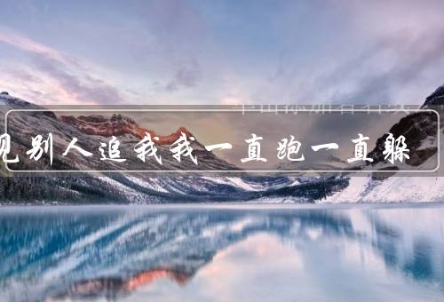 梦见别人追我我一直跑一直躲，梦中的追逐／无处可逃
