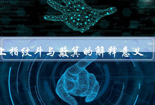 手上指纹斗与簸箕的解释意义（指纹斗／簸箕／文化意义）