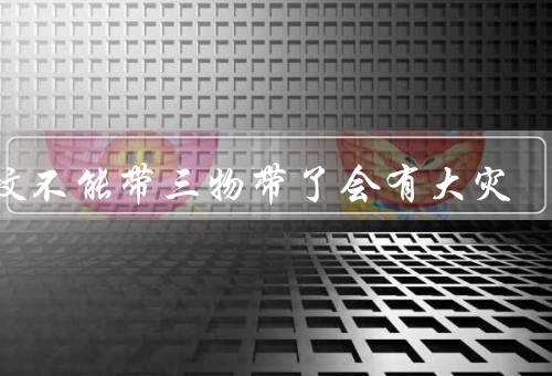 上坟不能带三物带了会有大灾，迷信的根源／违背尊重祖先的原则