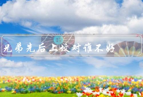 兄弟先后上坟对谁不好