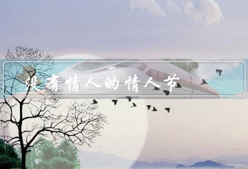 没有情人的情人节（寻找陪伴／犒劳自己／关注他人）