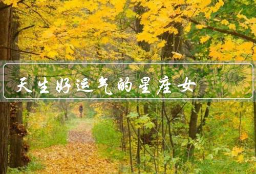 天生好运气的星座女（天蝎座、狮子座、射手座）