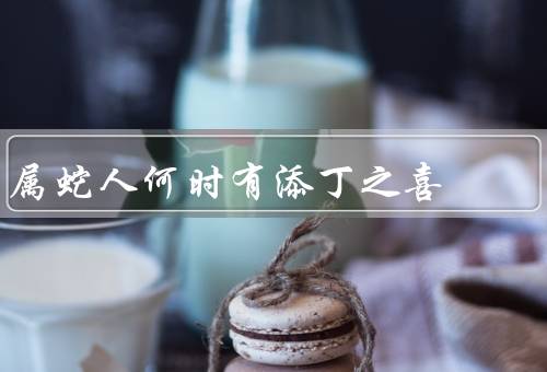 属蛇人何时有添丁之喜，家庭和事业的平衡、积极乐观的心态