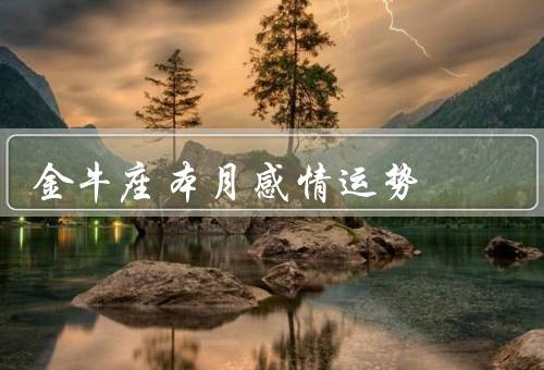 金牛座本月感情运势，感情运势平稳、挑剔的眼光、理性和感性的平衡