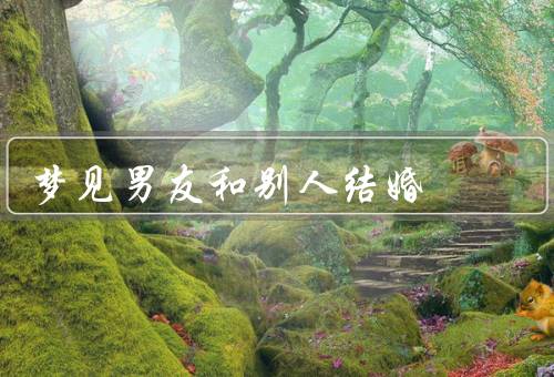 梦见男友和别人结婚，梦见男友和别人结婚、思考和沟通