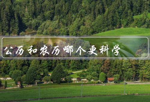 公历和农历哪个更科学（天文学、计算方法、应用领域）