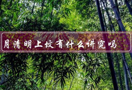 闰月清明上坟有什么讲究吗（前的准备工作／扫墓的时间选择）