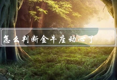 怎么判断金牛座动心了，对你特别关心／经常主动联系你