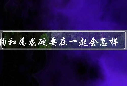 属狗和属龙硬要在一起会怎样，个性特点、相处方式、感情发展