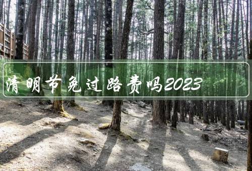 清明节免过路费吗2023（背景／实施细则／影响）