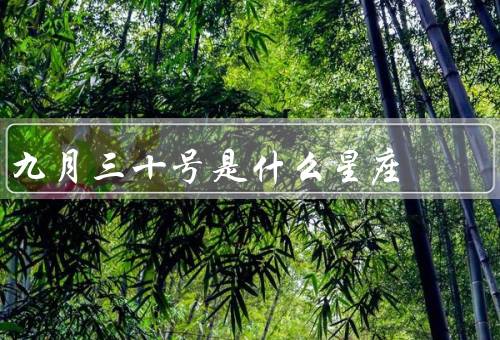 九月三十号是什么星座（天秤座特点／性格特点／事业和爱情）
