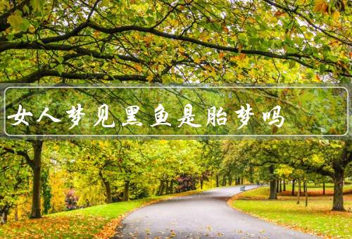 女人梦见黑鱼是胎梦吗（黑鱼的象征意义／胎梦的解释／个人梦境解读）
