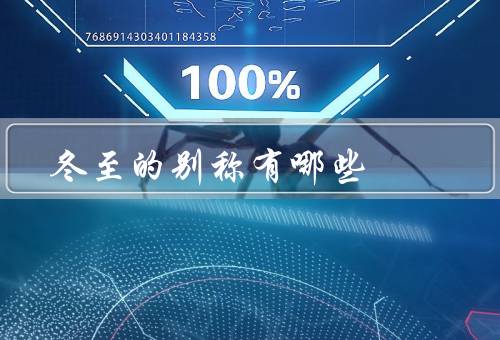 冬至的别称有哪些（至日／至）