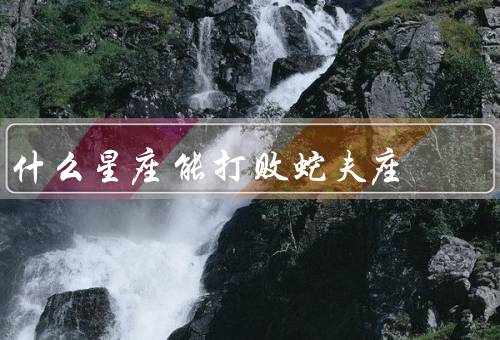 什么星座能打败蛇夫座