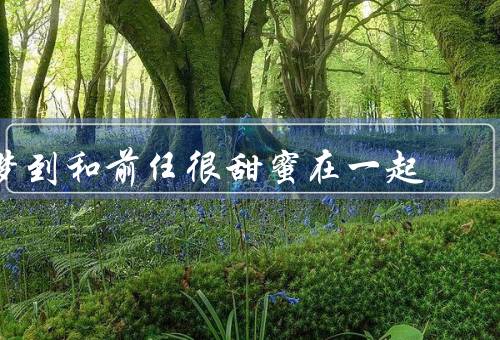 梦到和前任很甜蜜在一起，初见时的甜蜜、共同经历的美好时光