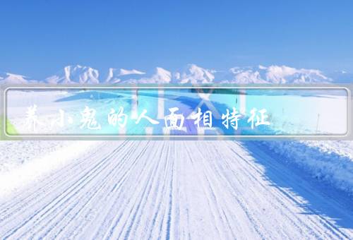 养小鬼的人面相特征（眼神凶狠／面容狰狞／皮肤苍白）