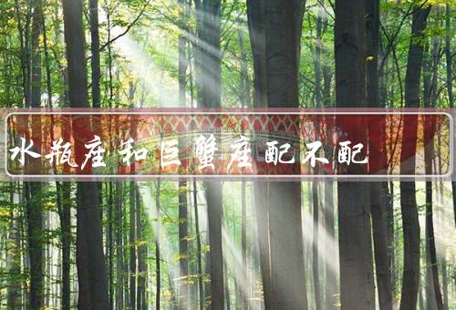 水瓶座和巨蟹座配不配（性格特点／共同点／挑战和建议）