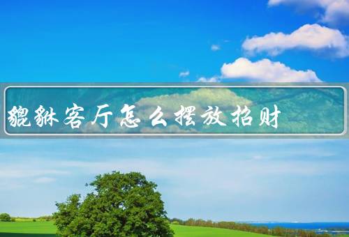 貔貅客厅怎么摆放招财（位置／方位／数量）