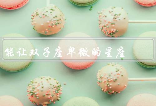 能让双子座卑微的星座，自我怀疑、被他人忽视、缺乏目标和方向
