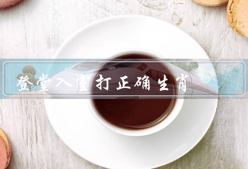 登堂入室打正确生肖，登堂入室／打正确生肖／传承中华文化