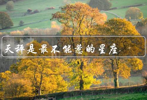 天秤是最不能惹的星座（善于权衡利弊、容易受伤害、追求公正和平衡）